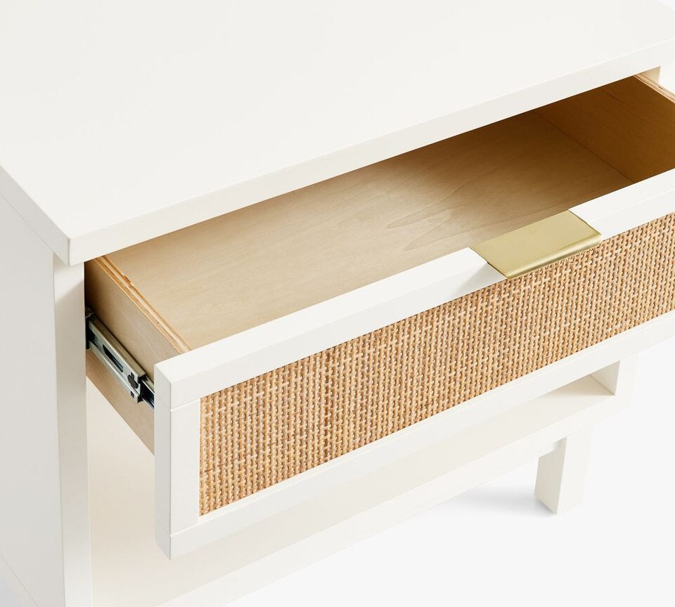 Westly Cane Bedside Table Pottery Barn Australia